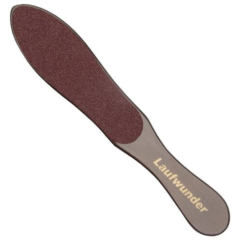 Laufwunder терка для ног на деревянной ручке/ Пемза для ног/ Пилка - терка для стоп, пяток двухсторонняя