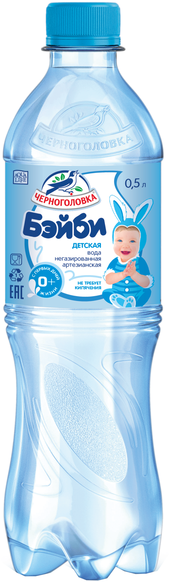 Детская вода Черноголовская, c рождения (0,5л*12шт)