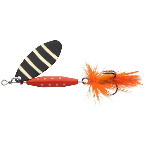 Блесна вращающаяся Abu Garcia Reflex Red 18г Zebra