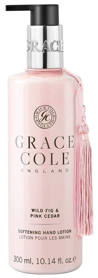 Лосьон для рук Grace Cole Дикий инжир и розовый кедр Wild Fig & Pink Cedar Softening Hand Lotion 300мл