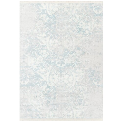 Ковер на пол 0,8 на 1,5 м в спальню, гостиную, голубой Istanbul 11739 02 Blue