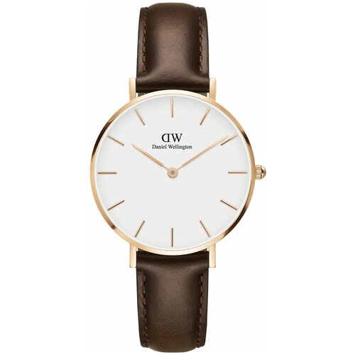 фото Наручные часы daniel wellington petite, коричневый