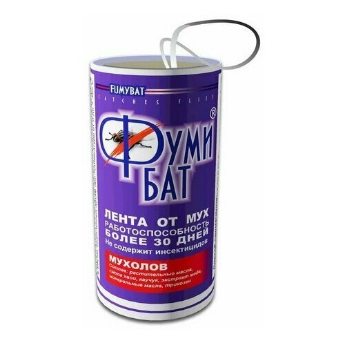Фумибат 4607060892130 Мухоловка липкая лента от мух