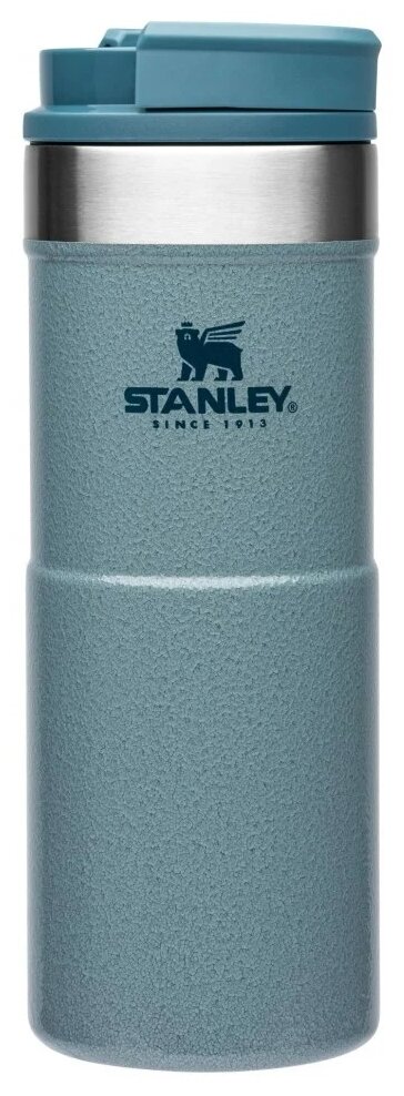 Термокружка Stanley Classic Neverleak 0,35L Голубая .