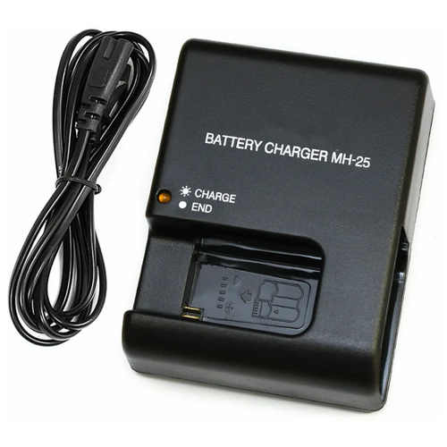 фото Зарядное устройство от сети mypads mh-25 для аккумуляторных батарей en-el15 фотоаппарата nikon d7200/d7500/d800e