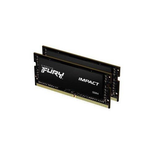 Kingston DRAM 64GB 2666MHz DDR4 CL16 SODIMM Kit of 2 FURY Impact KF426S16IBK2 64 1817500₽