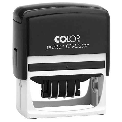 датер colop printer 55 dater со свободным полем 40х60 4мм Датер Colоp Printer 60-Dater РУС со свободным полем под клише 76х37 мм. Высота шрифта даты: 4 мм.