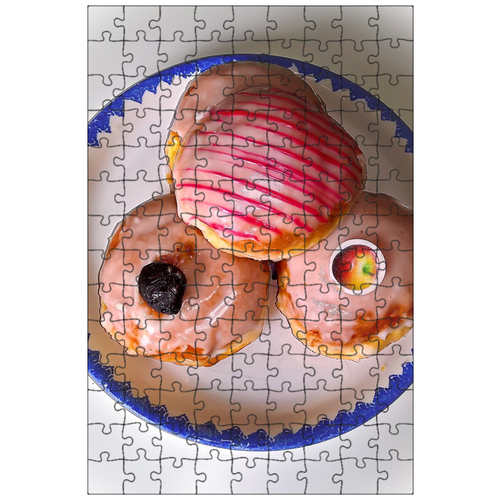 фото Магнитный пазл 27x18см."пончик, блины, выпечка" на холодильник lotsprints