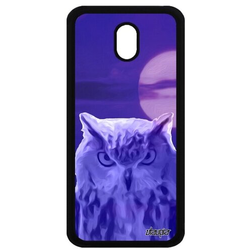 фото Защитный чехол для // galaxy j3 2017 // "сова" ночной стиль, utaupia, голубой
