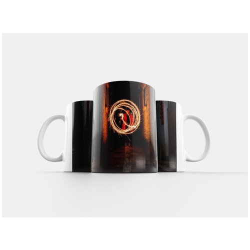 фото Кружка "светопись, фейерверк, ночь" 320 мл lotsprints