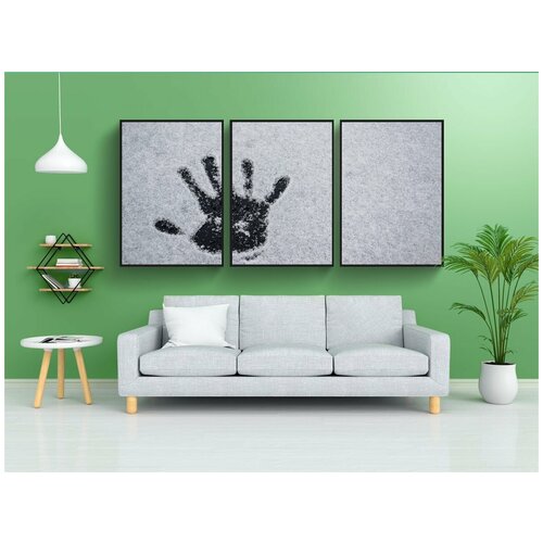 фото Набор модулных постеров для интерьера "снег, зима, холодный" 60x90 см. в тубусе, без рамки lotsprints