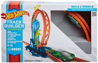 Трек Hot Wheels Конструктор трасс Крутой поворот GLC87