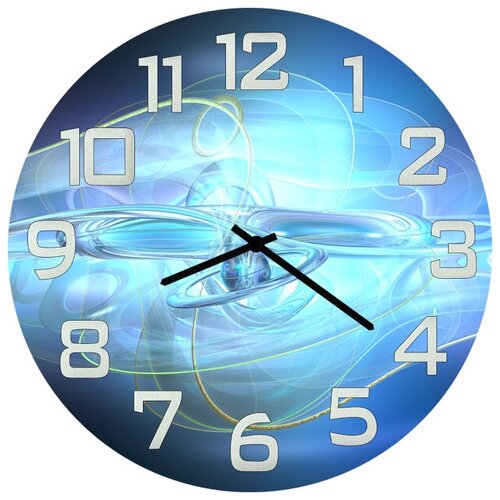 фото Svs настенные часы svs 3501645 сфера в центре абстракции
