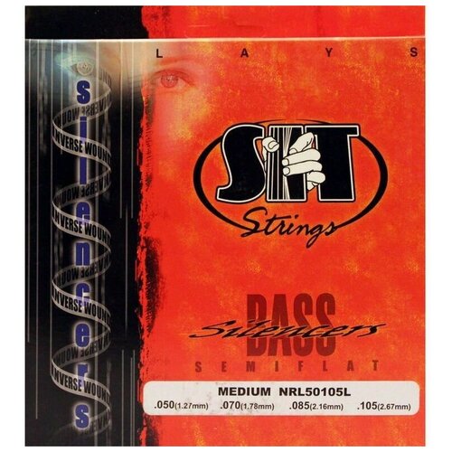 SILENCER BASS Струны для бас гитары SIT NRL50105L (50-70-85-105)