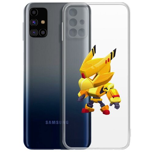 фото Чехол-накладка clear case brawl stars-ворон золотой меха для samsung galaxy m31s (m317) krutoff group
