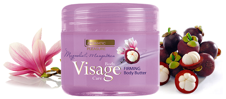 VISAGE Color Hair Fashion / Крем для тела, увлажняющий, питательный магнолия и мангостин / FIRMING BODY BUTTER MAGNOLIA & MANGOSTEEN