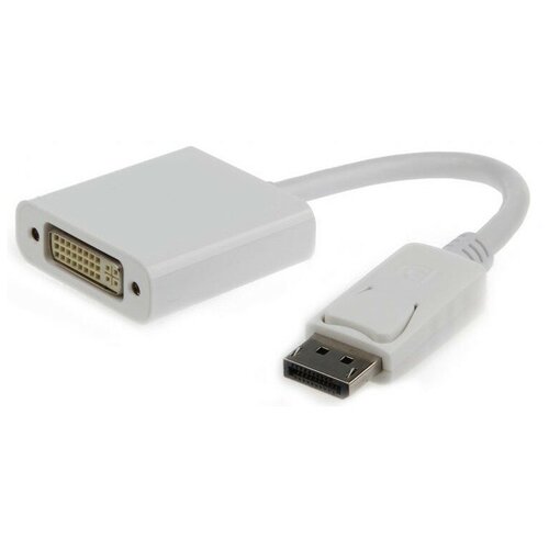 Gembird переходник Переходник DisplayPort - DVI , 20M 19F, белый A-DPM-DVIF-002-W переходник vga dvi a exegate ex a vgam dvif 15m 25f ex294798rus