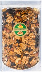 Ореховая смесь 1000 грамм, свежий набор полезных орешков и сухофруктов хорошего качества "RichFoods