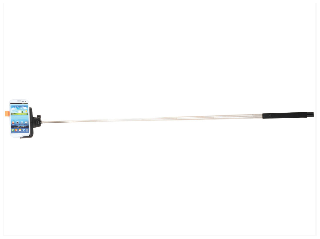 Беспроводная Bluetooth селфи-палка монопод VeniStar A125-11 для селфи с удобной прорезиненной ручкой чрного цвета подходит для всех телефонов
