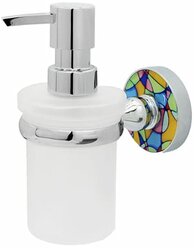 Дозатор для жидкого мыла WasserKRAFT Diemel K-2299, прозрачный/хром