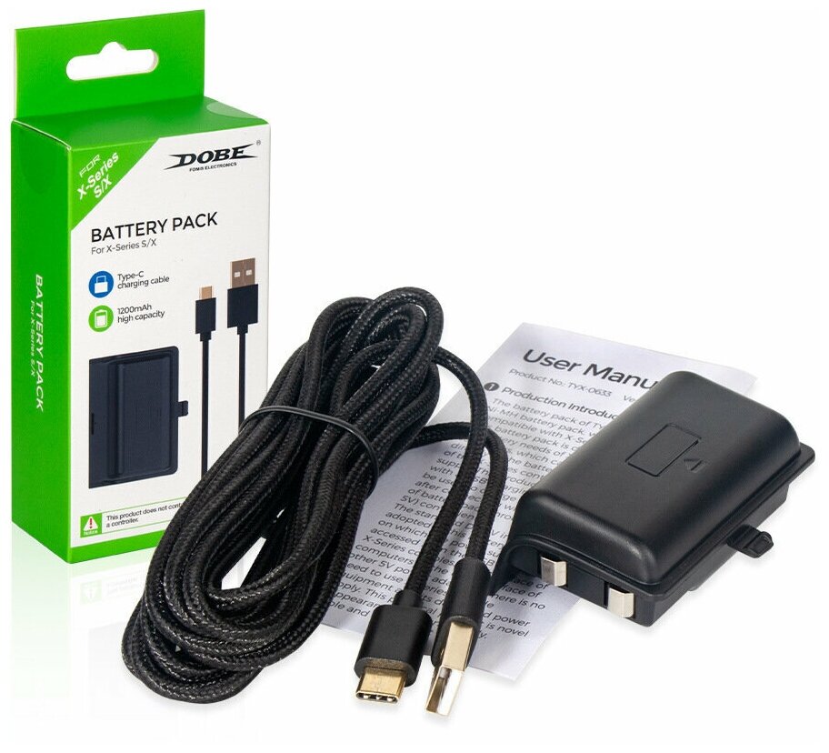 DOBE 1200 мАч для Microsoft Xbox Series X/S, TYX-0633