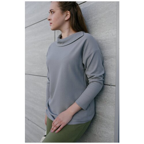 Пуловер MILA, размер 90, серый