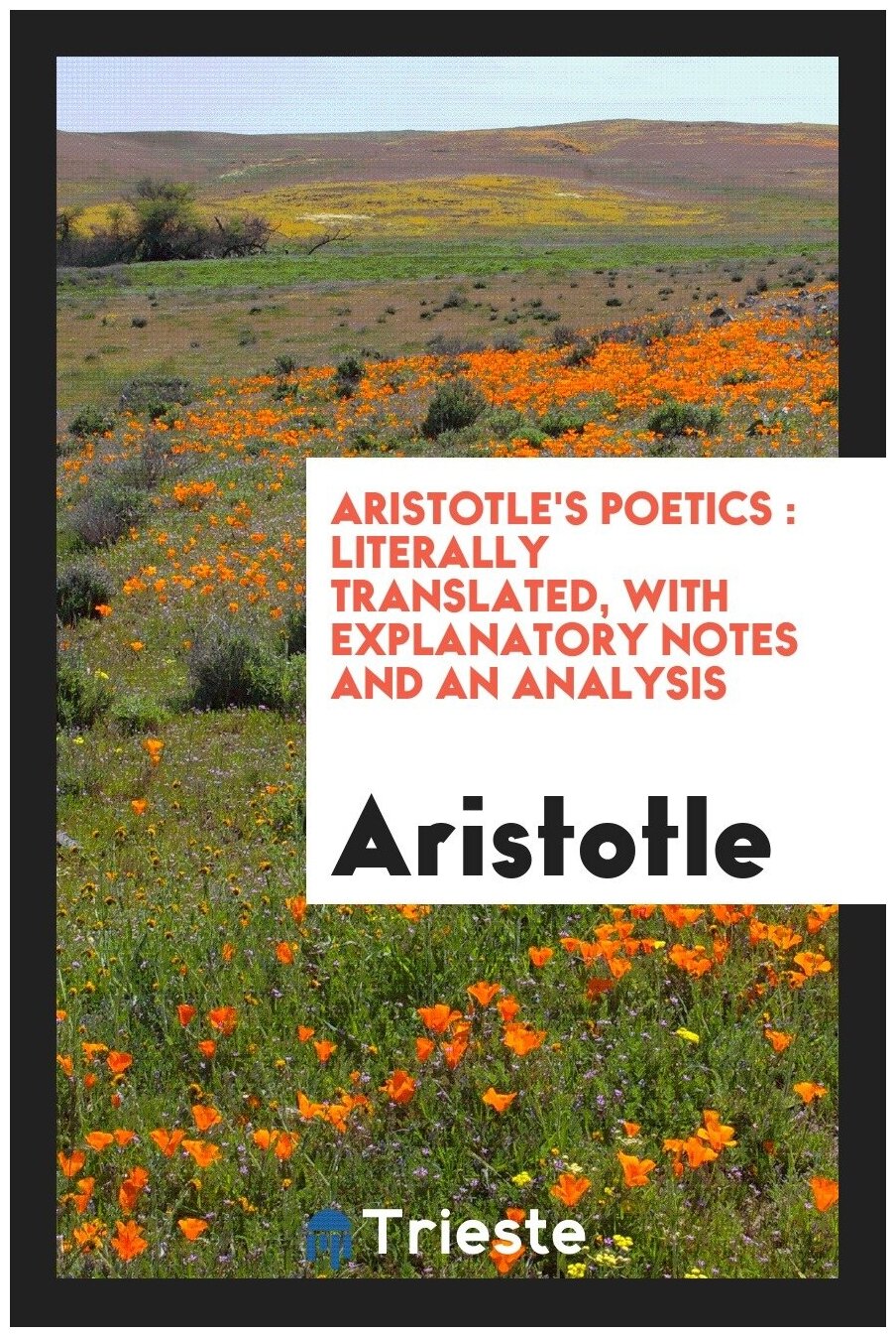 Aristotle's poetics. literally translated, with explanatory notes and an analysis