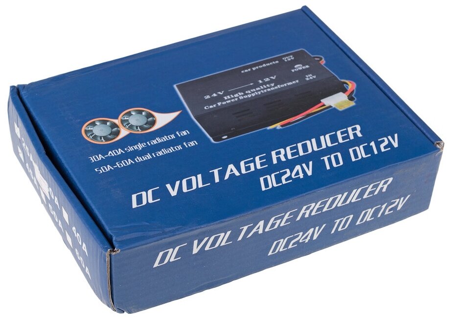 Преобразователь напряжения KALLER 24 В/12 В, 45 А