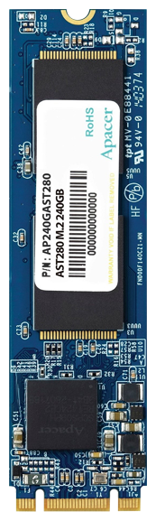 Твердотельный накопитель Apacer 240 ГБ M.2 AP240GAST280-1 - фото №1