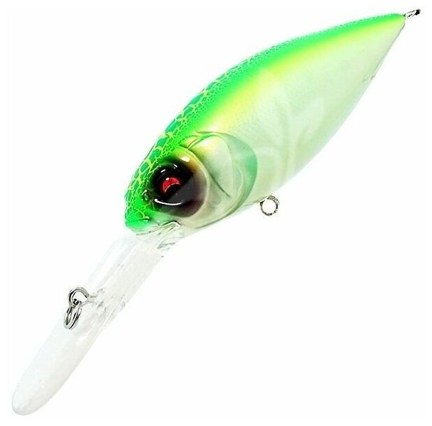 Megabass Deep-X 200 LBO Crack Lime Chart