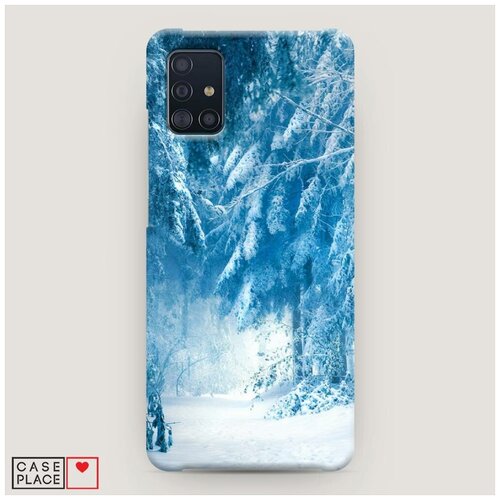 фото Чехол пластиковый samsung galaxy a51 зима 10 case place