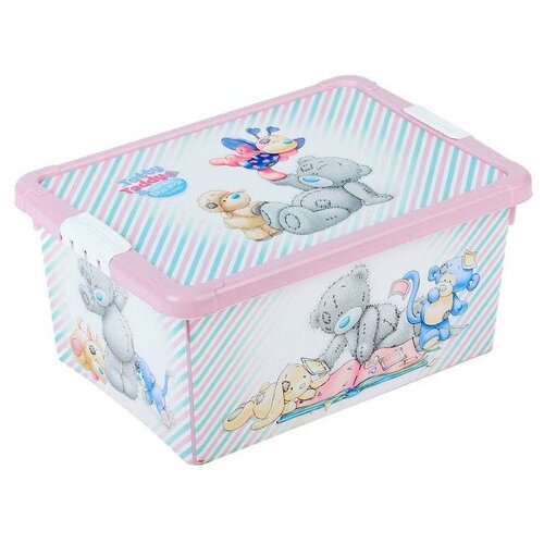 Ящик универсальный с аппликацией Me to you, розовый