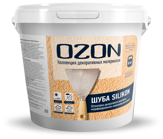 фото Декоративное покрытие OZON Шуба SILIKON 1.5