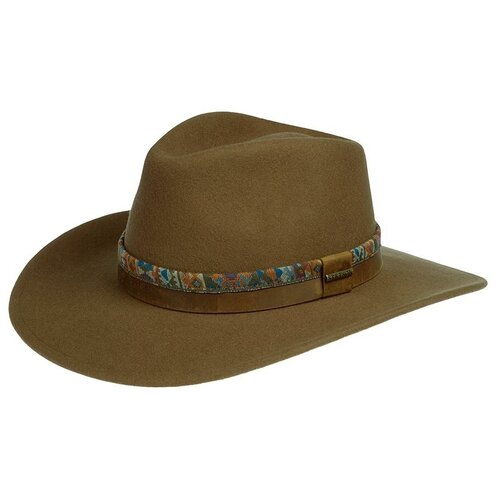 фото Шляпа stetson арт. 3598105 western woolfelt (коричневый), размер 59