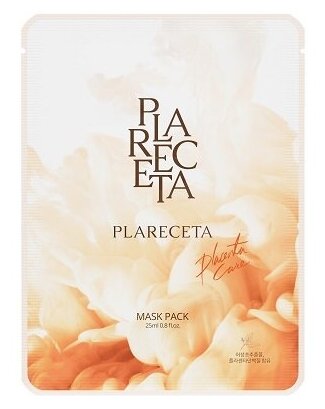 PlaReceta Mask / Маска плацентарная для интенсивного омоложения и восстановления кожи 5 шт. * 25 мл / Увлажняющая маска / Маска от морщин