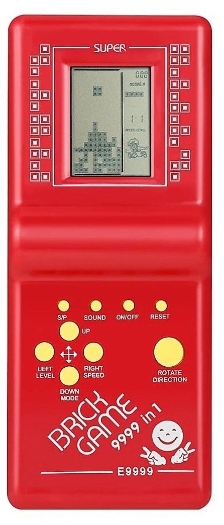 Игра электронная Тетрис E-9999, цвет красный