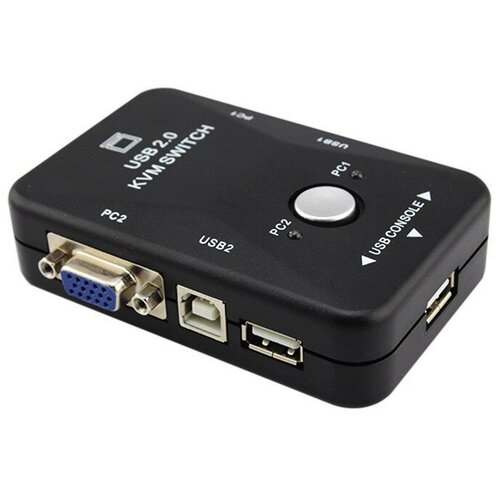 KVM переключатель KVM-21UA USB 2 port kvm switch hdmi compatible splitter 2 in 1 out remote control switch usb splitter computer keyboard mouse display sharing