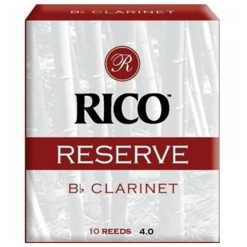 Трости для кларнета Bb Rico RCR1040 Reserve rico der05355 reserve трости д кларнета бас 3 5 5 шт уп