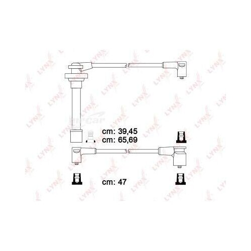LYNXAUTO SPE5712 Провода высоковольтные, комплект