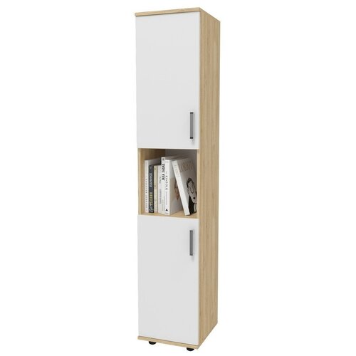 Стеллаж Стандарт С112 Дуб сонома/белый