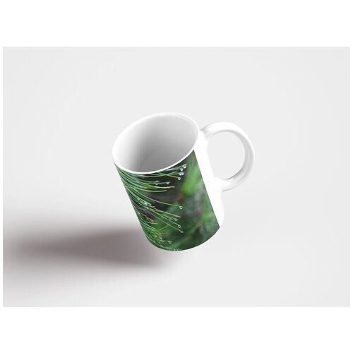 фото Кружка "дерево, иглы, сосна 320 мл. белая" lotsprints