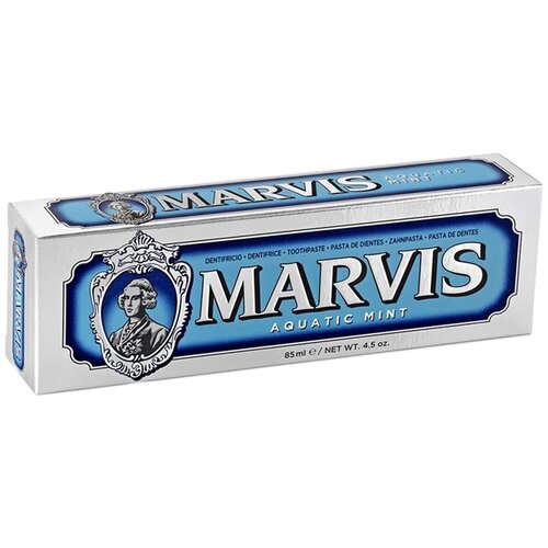 Зубная паста Marvis Aquatic Mint, 85 мл, белый/голубой