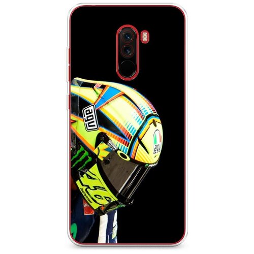 фото Силиконовый чехол "шлем валентино росси" на xiaomi pocophone f1 / сяоми покофон f1 case place