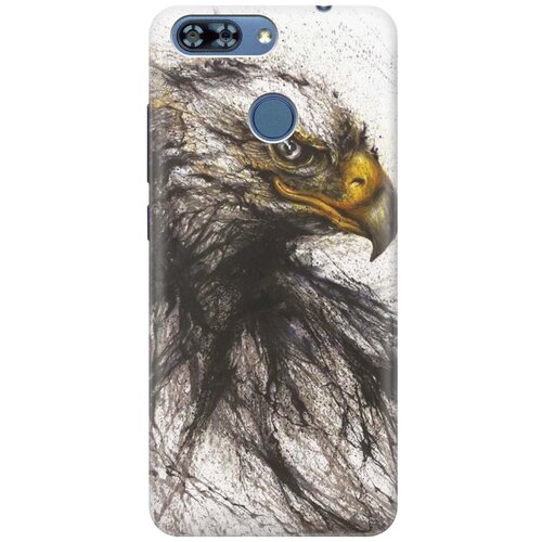 фото Re:pa накладка transparent для zte blade v9 vita с принтом "ястреб"