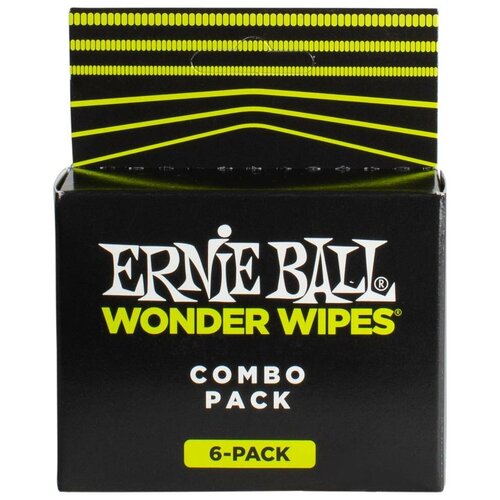 ERNIE BALL 4279 Салфетка средство для ухода ernie ball wonder wipes string cleaner p04277 розовый черный 6 шт