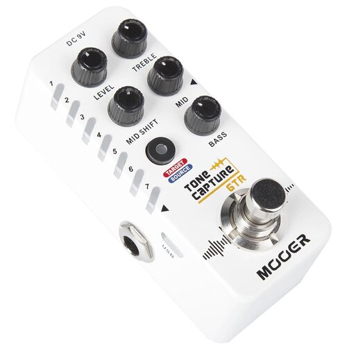 Мини-педаль MOOER Tone Capture 5 шт 9 pin 3pdt коробка педалей эффектов для гитары stomp foot metal switch true bypass аксессуары для гитары