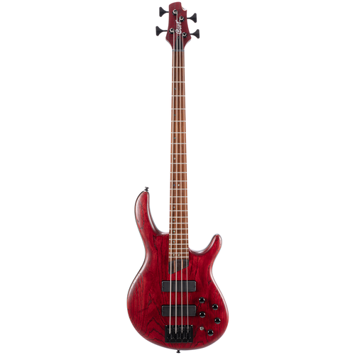 басс гитара cort artisan series electric bass flamed maple mahogany a4plusfmmhopn B4-Element-OPBR Artisan Series Бас-гитара, цвет красный, Cort