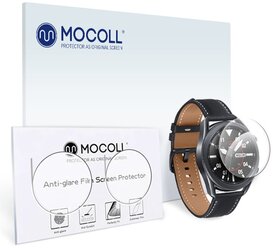 Пленка защитная MOCOLL для дисплея Samsung Galaxy Watch 3 45mm 2 шт Прозрачная глянцевая