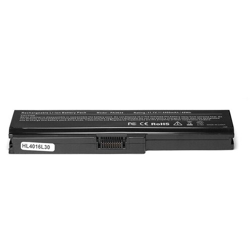 фото Аккумулятор для ноутбука toshiba satellite c660d-186 11.1v 5200mah li-ion чёрный oem