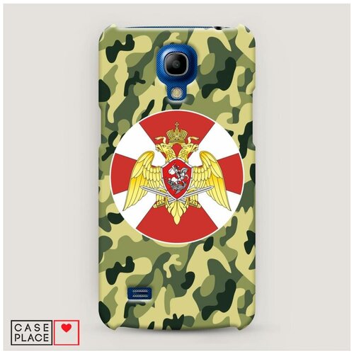 фото Чехол пластиковый samsung galaxy s4 mini росгвардия зеленый камуфляж case place